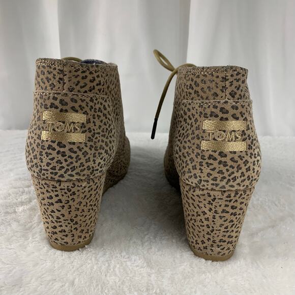 TOMS Women's Desert Wedge Booties Size 8.5 - Picture 4 of 9